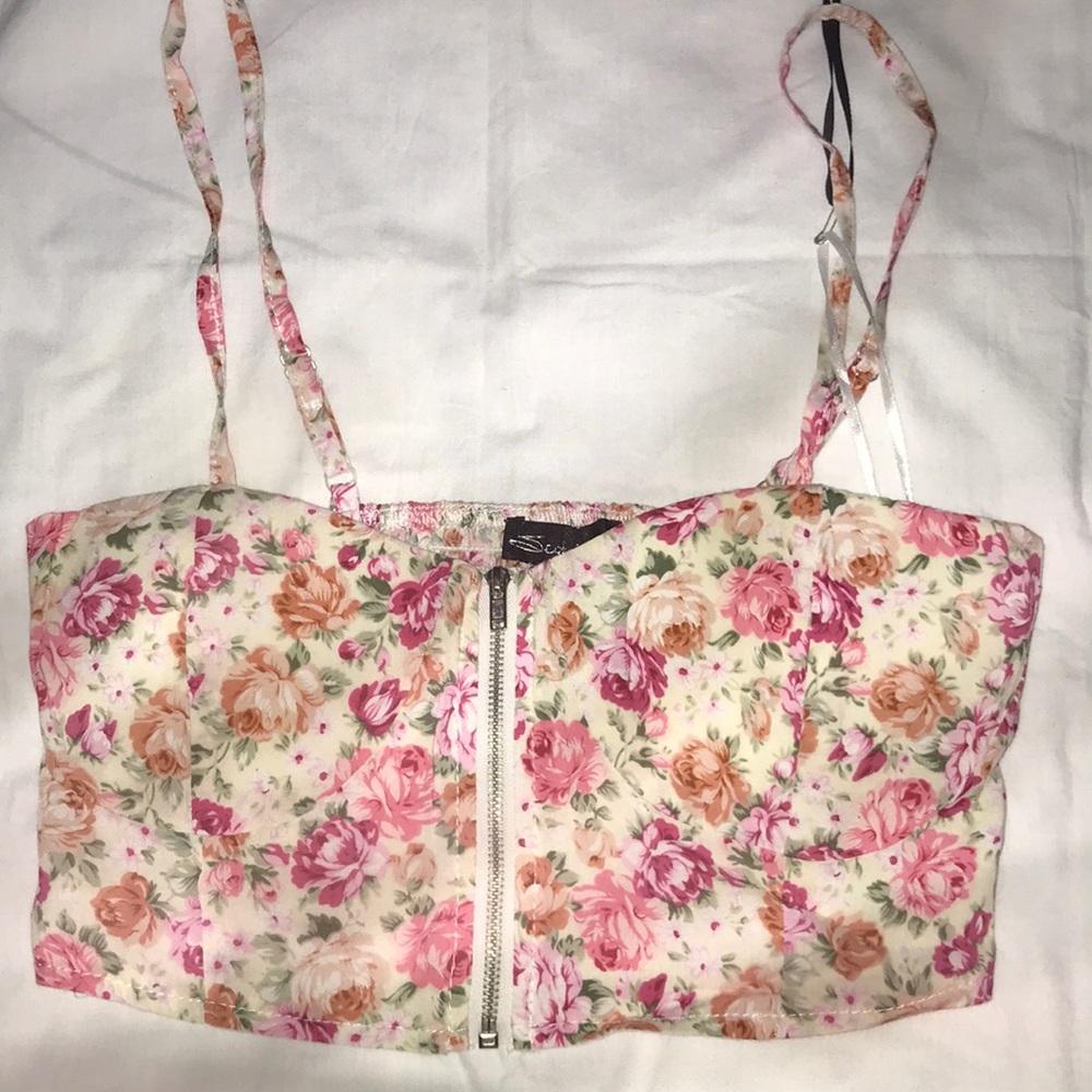 Floral Crop Top